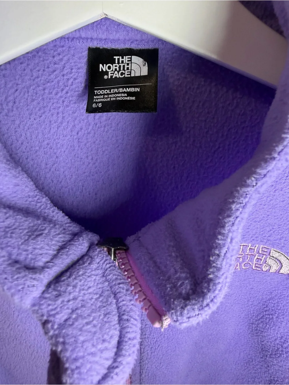 The North Face‎ Lavender/Tone Purple Toddler Fleece Jacket